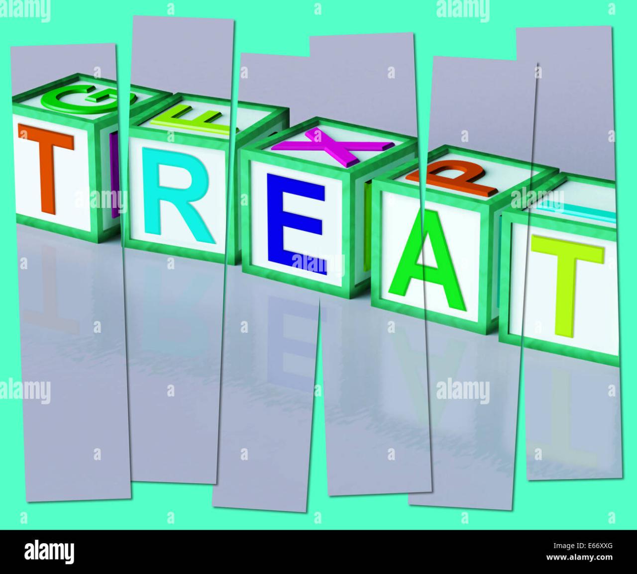 Treat word hi-res stock photography and images - Alamy Treat word hi-res stock photography and images - Alamy